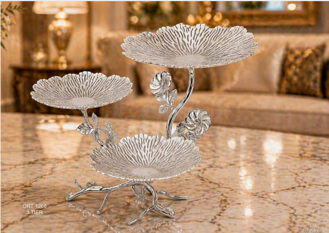 3-Tier Petal Serving Stand