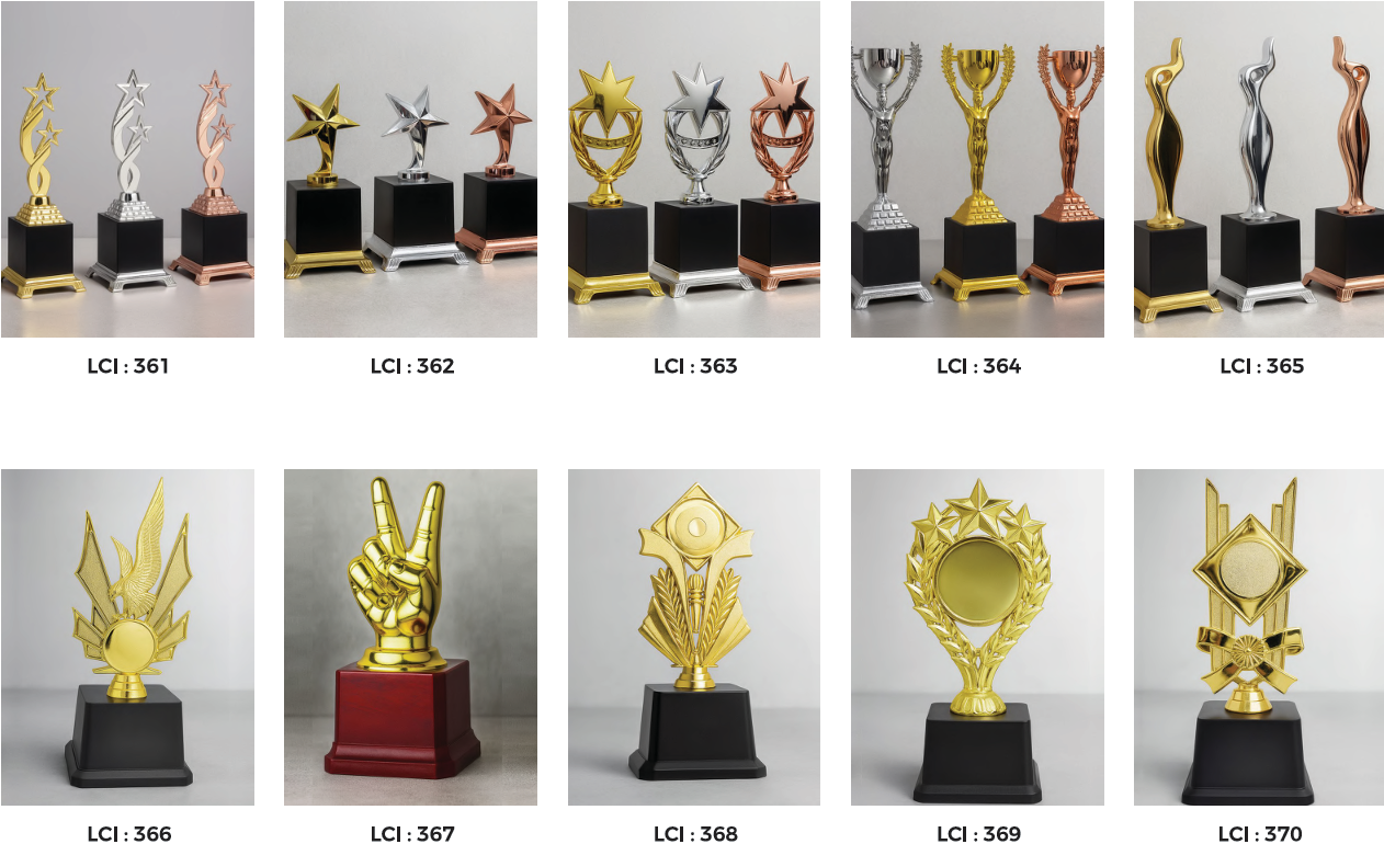 Metallic Star & Crest Honors